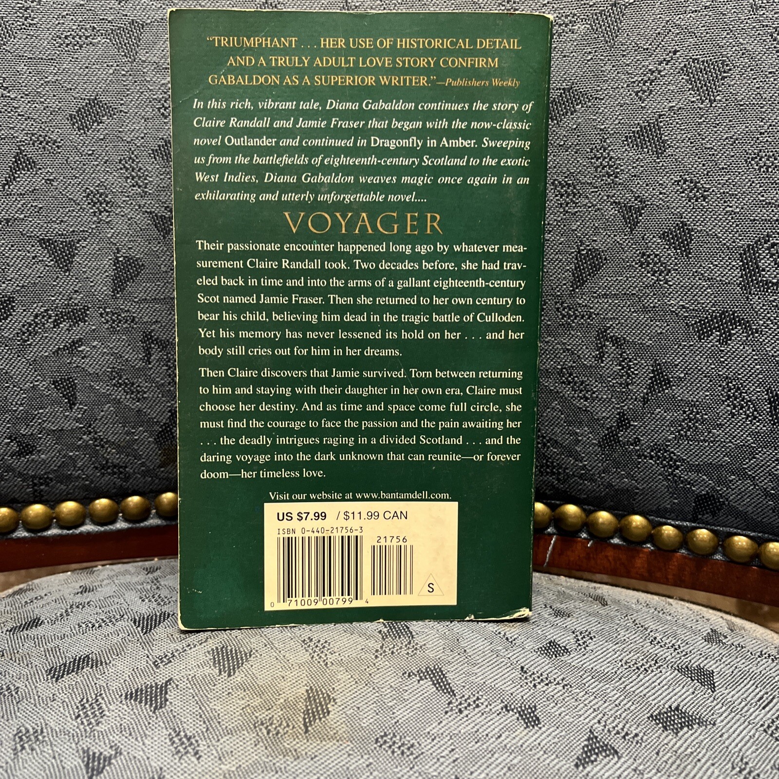 Outlander Ser.: Voyager : A Novel by Diana Gabaldon (1994, Mass Market, Revised