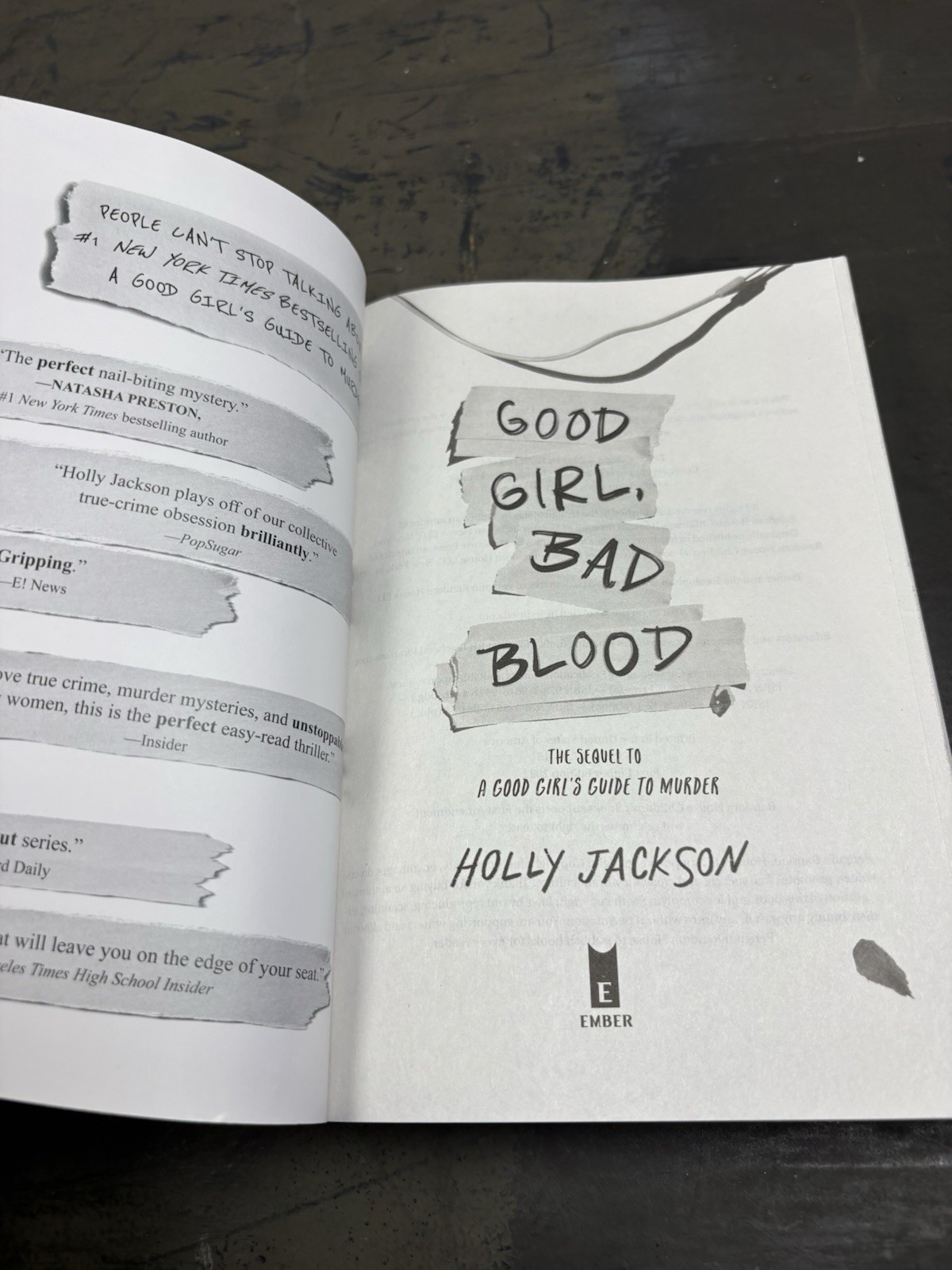 Book Holly Jackson Mystery Thriller Lot Of 3 Good Girl’s Guide to Murder & Seq