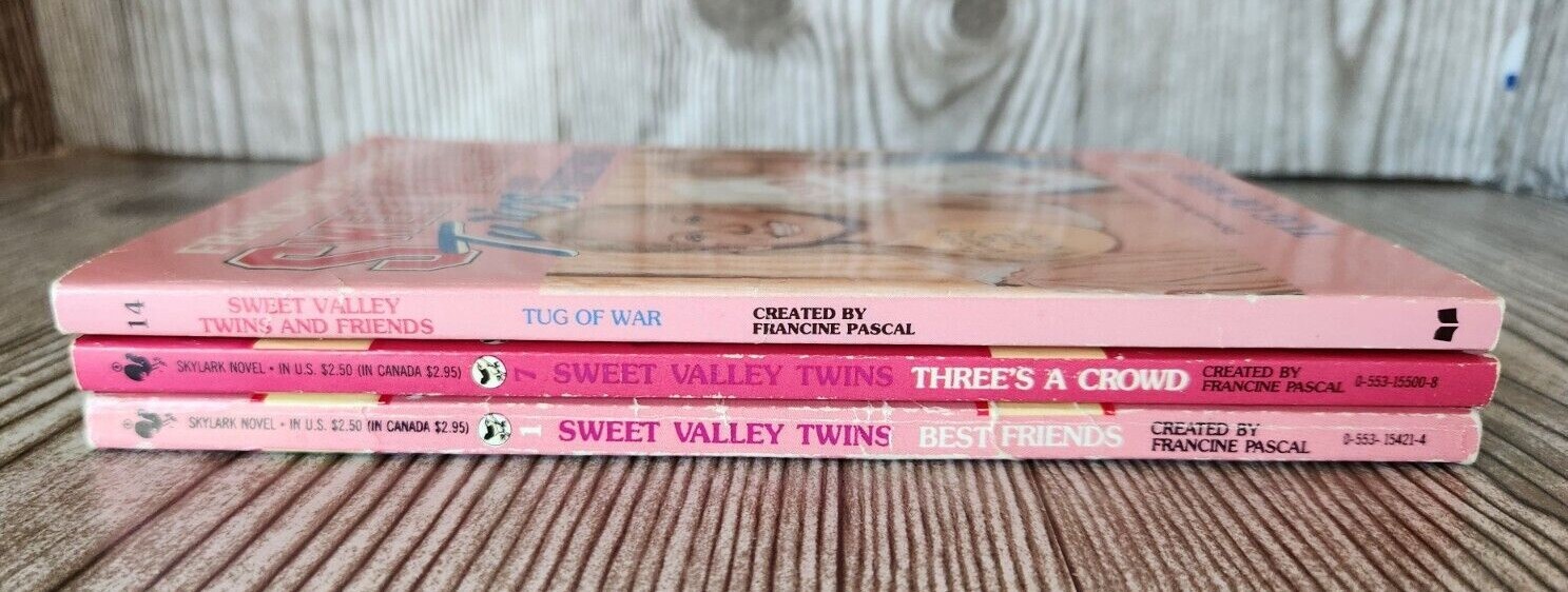 1990&rsquo;s Sweet Valley Twins Books BUILD YOUR COLLECTION Francine Pascal Paperback