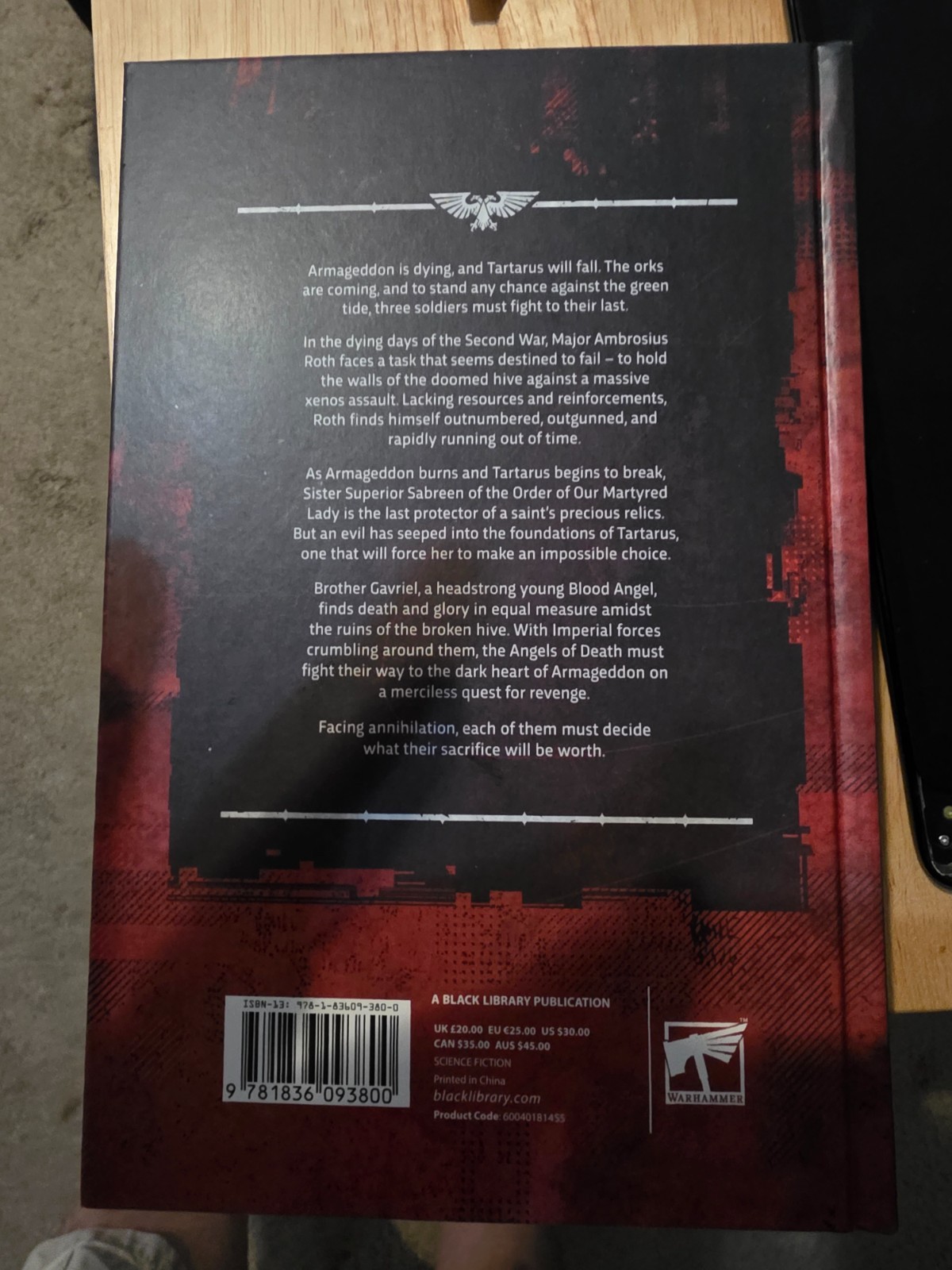Armageddon Season of Fire bundled with the Core Rules Book