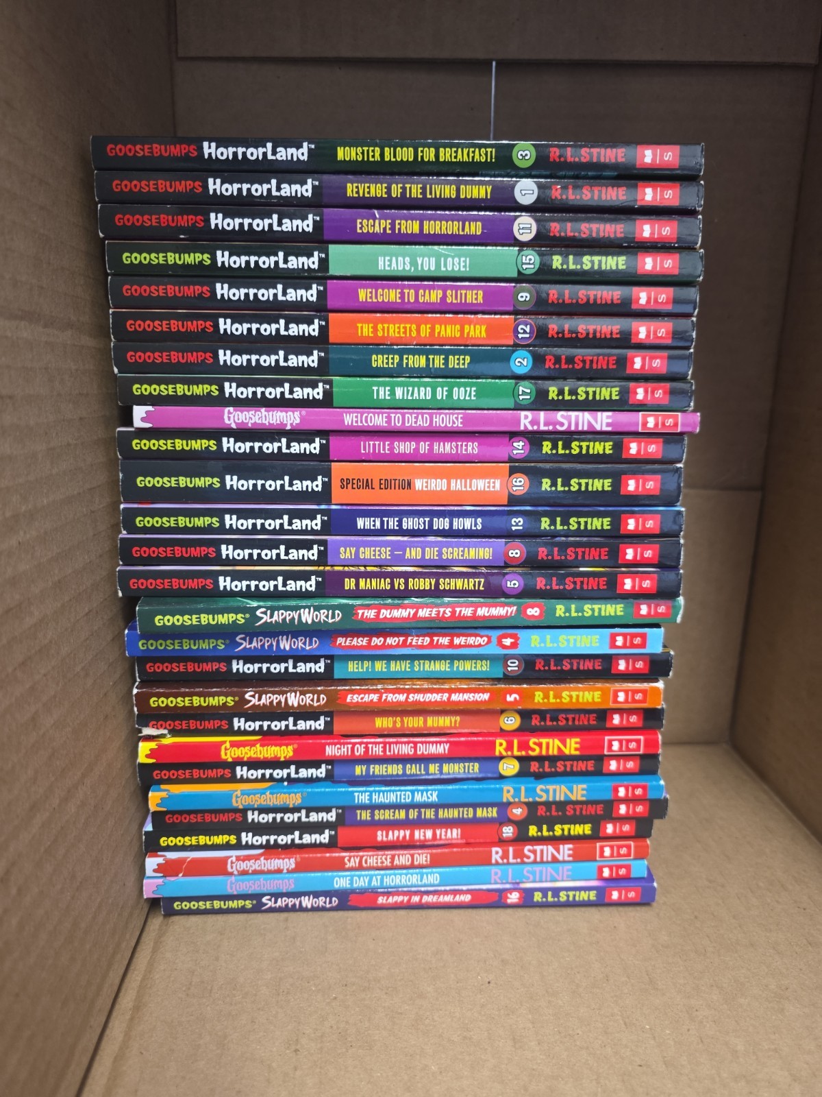 Goosebumps books (Lot)