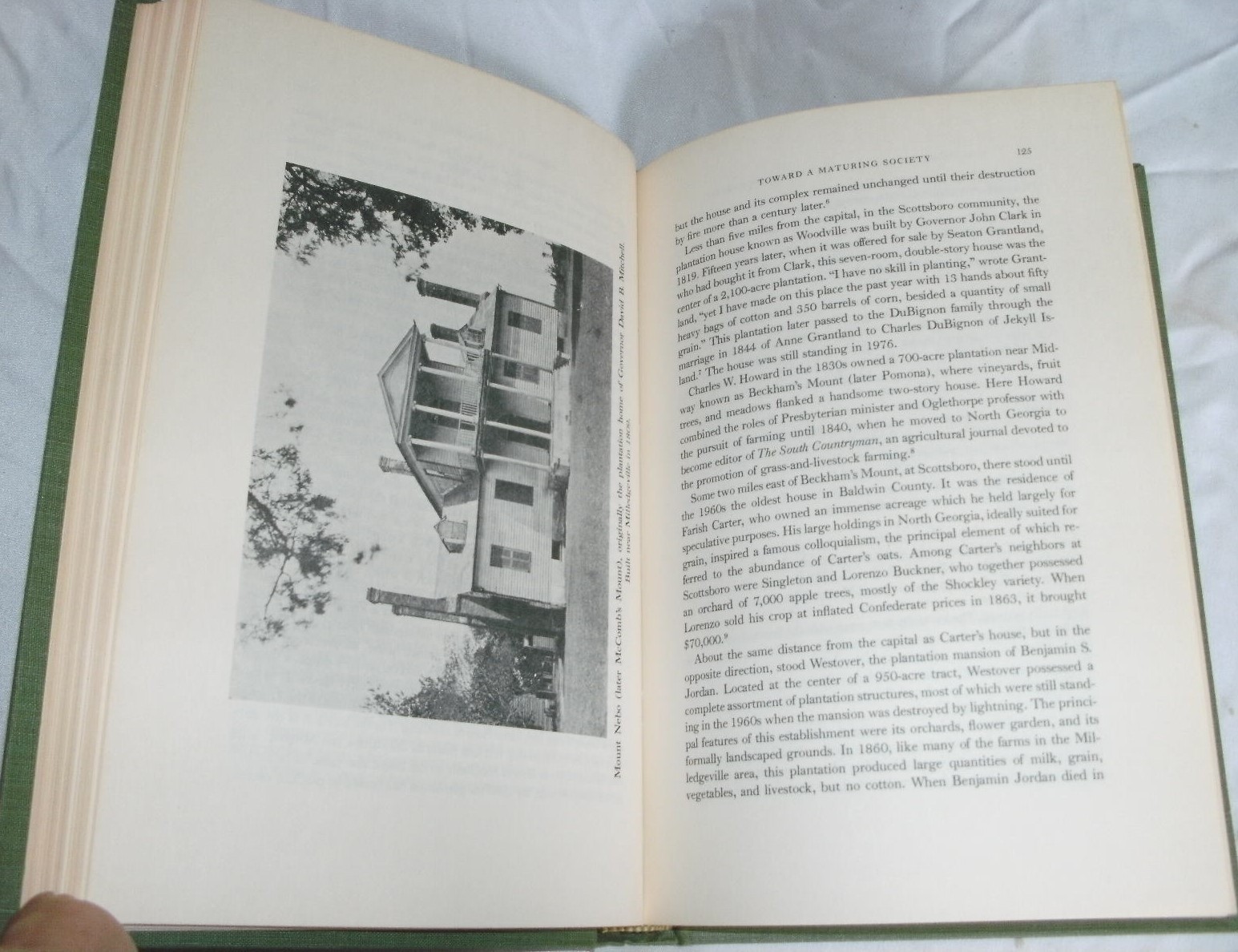 Milledgeville : Georgia&rsquo;s Antebellum Capital by James C. Bonner 1978 Signed