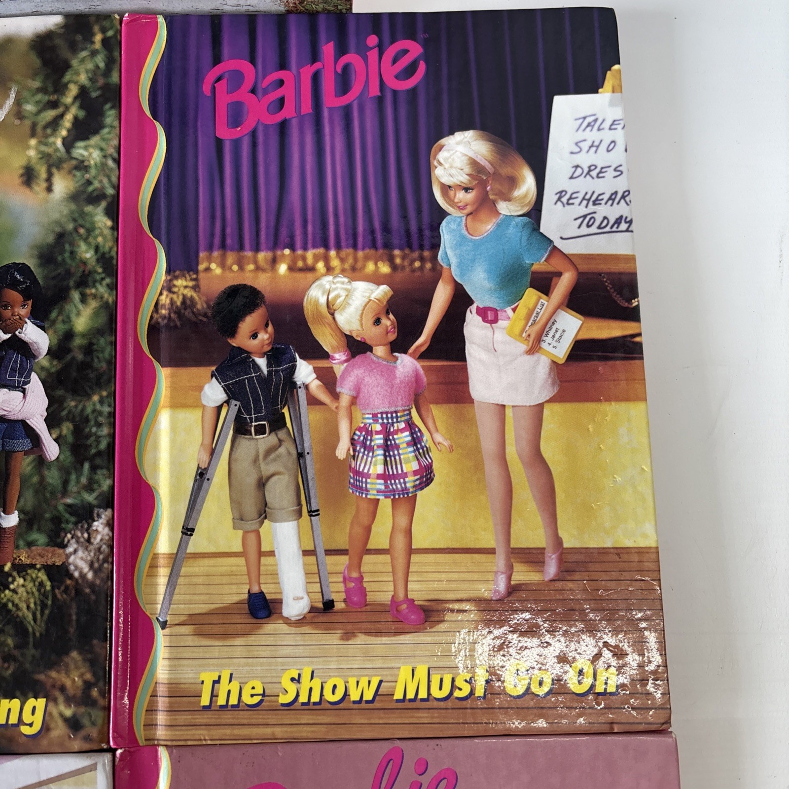 Barbie & Friends Barbie Core Grolier Books Club 1990&rsquo;s Hardcover Book Lot Of 8