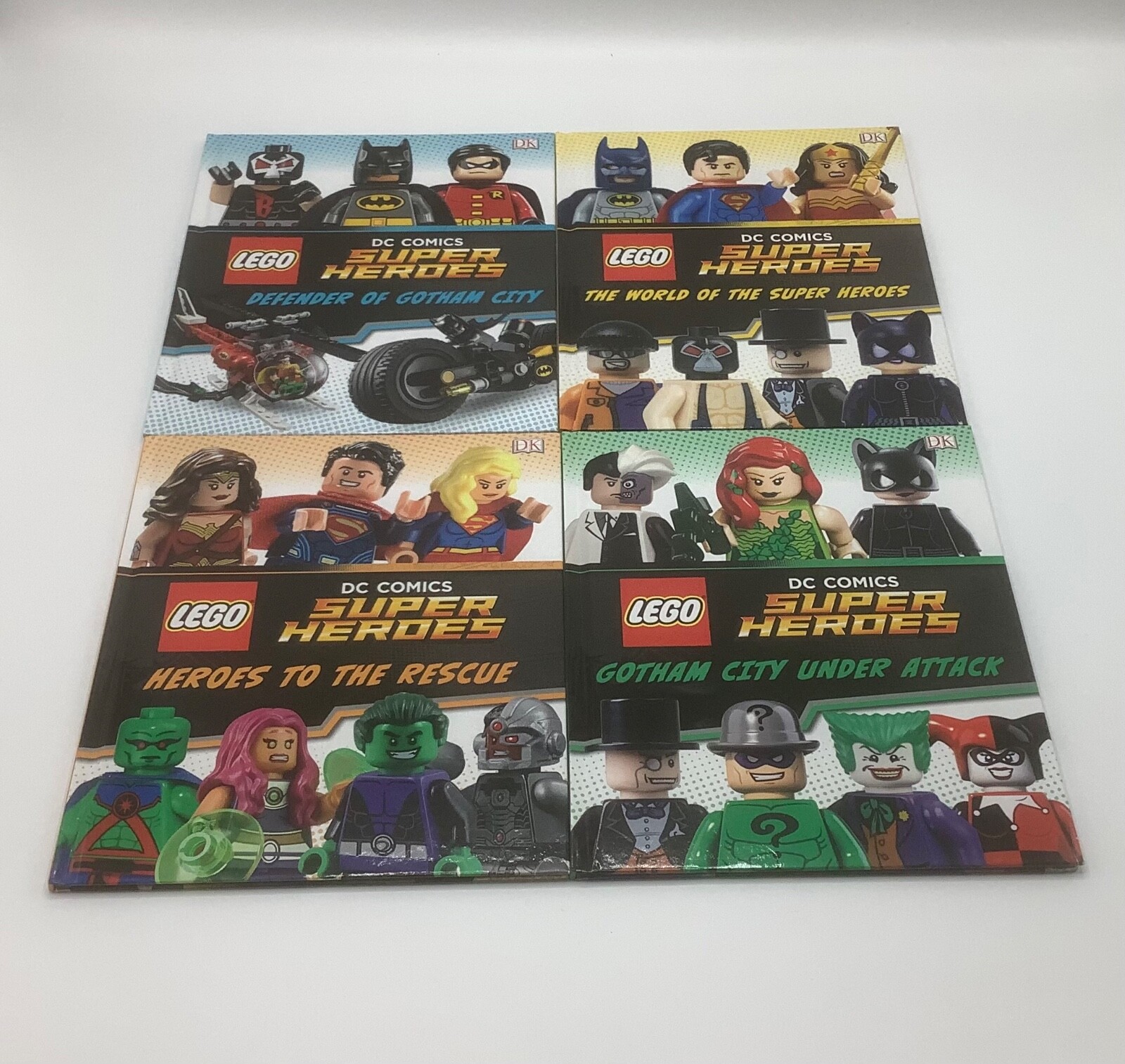 Lego / DC Comics-Super Heroes Collection-Set of 10 Hardback Books-2016-EXCELLENT