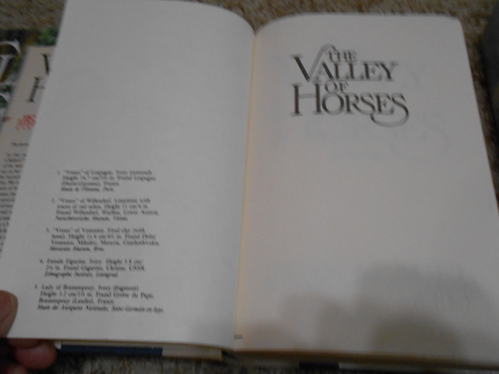 Jean M Auel EARTH&rsquo;S CHILDREN 6 Vo Set 3 BCE 2-1st/1st 1 SIGNED -HC/DJ 1GC-VGC