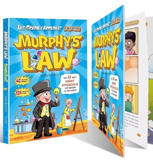 Murphy&rsquo;s Law Learning Book for Kids 8-12 with 128 Pages Paperback Illustrated