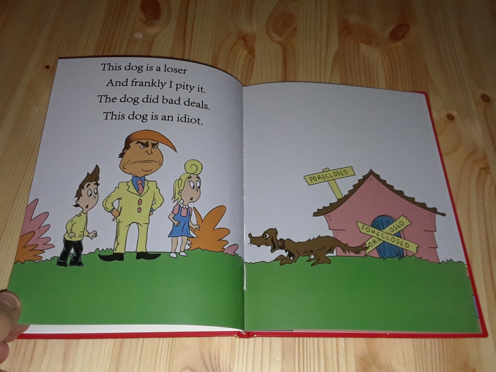 « Hardcover » Winners Aren&rsquo;t Losers Children&rsquo;s Book Donald Trump Jimmy Kimmel Maga