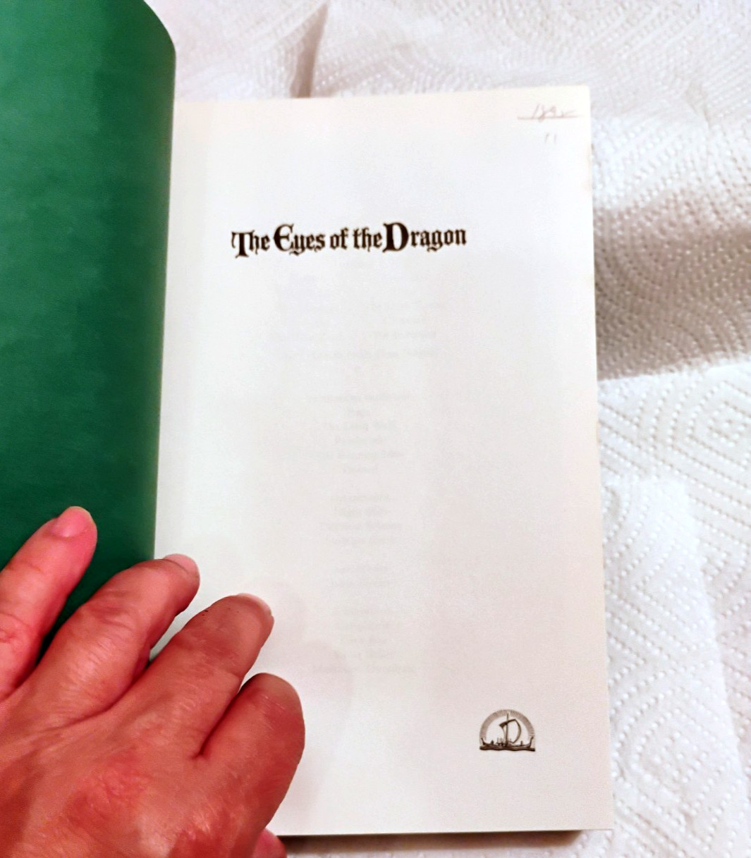 Stephen King Eyes of the Dragon TRUE 1st Edition $18.95 VIKING EXCELLENT