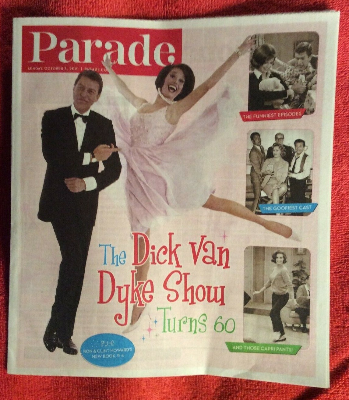 PARADE OCTOBER 3 2021 DICK VAN DYKE SHOW TURNS 60 RON CLINT HOWARD BOOK CRISS
