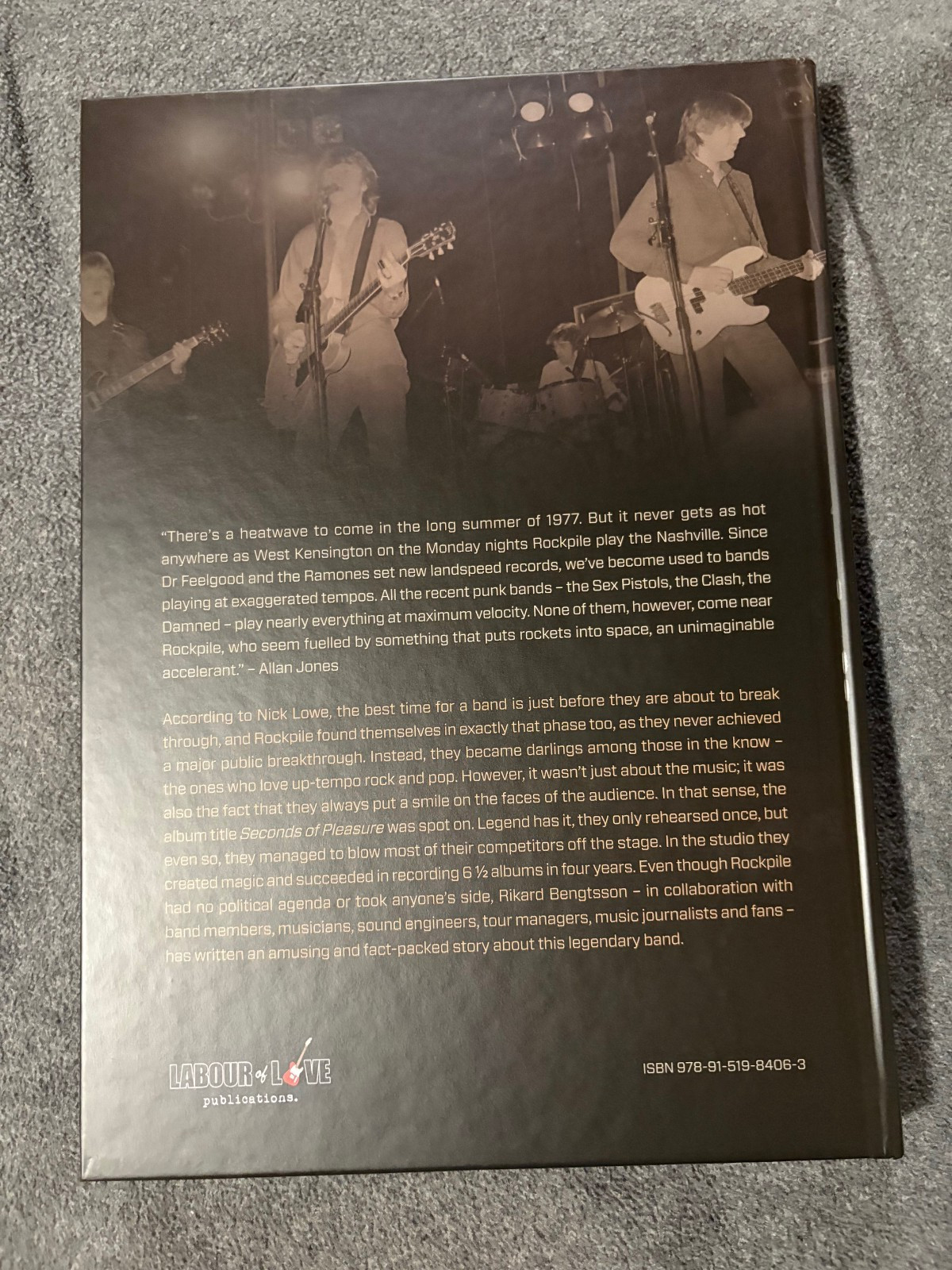 New GREAT Rockpile Book from 2026 « Play That Fast Thing » Nick Lowe Dave Edmunds