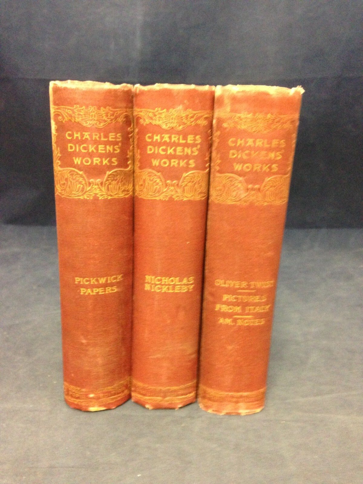 Charles Dickens&rsquo; Works Lot of 3 by Charles Dickens (?) A HB 201113