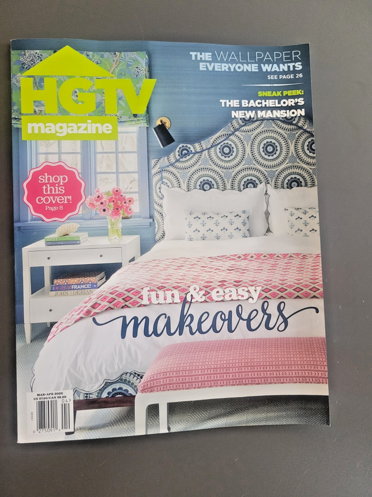 HGTV Magazine – March/April 2026 Issue -Fun & Easy Makeovers -Bachelor&rsquo;s Mansion