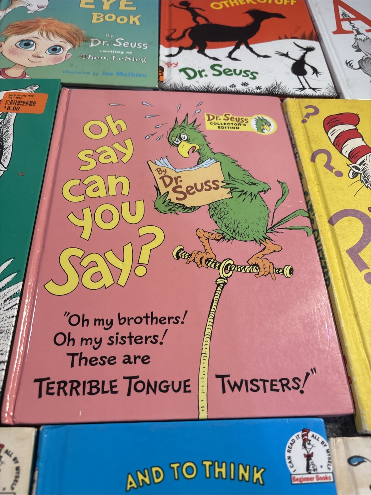 Lot of 16 Vintage Dr Suess Books I Can Read All By Myself Bright Early Beginning