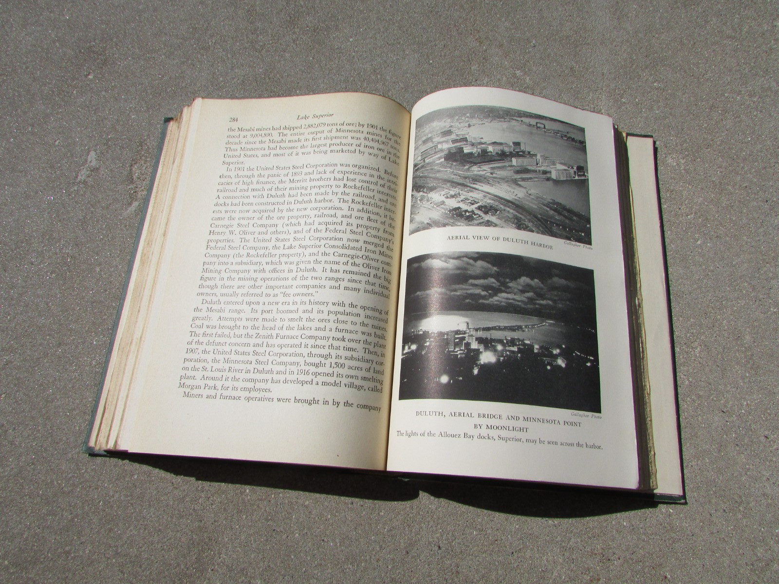 American Lake Series LAKE SUPERIOR Grace Lee NUTE 1944 Hardcover Illustrated