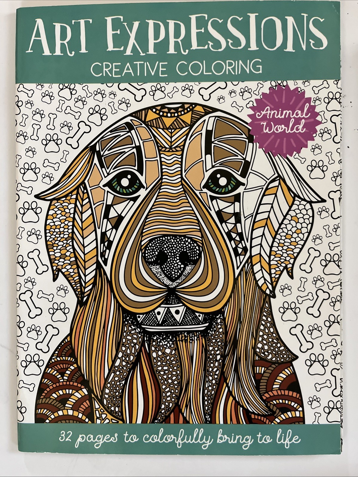 Lot of 4 ADULT COLORING BOOKS Animals Dogs Garden Eden Christian Bible Verses