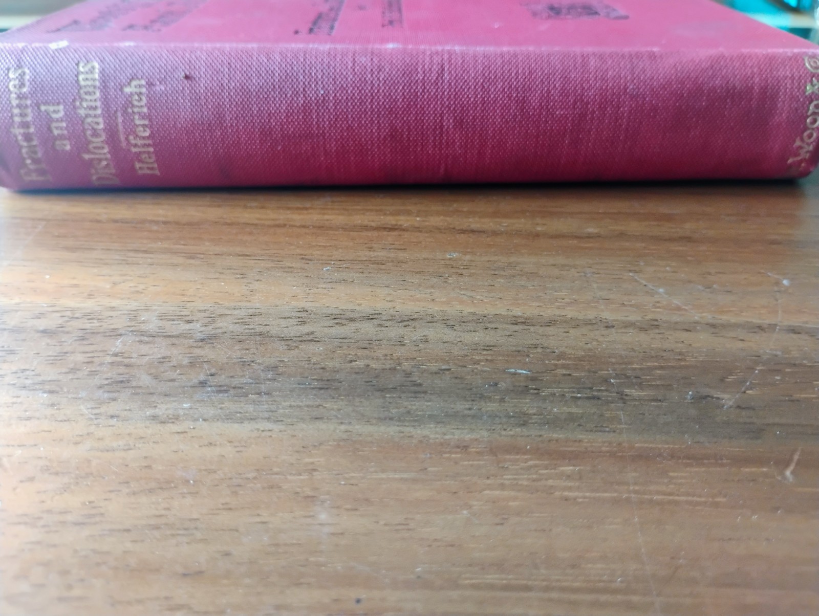 1899 On Fractures and Luxations by H. Helferich – AMAZING condition, like new!