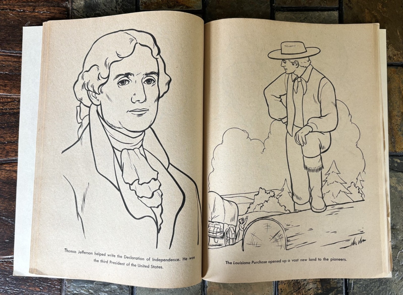 Vintage 1970&rsquo;S BICENTENNIAL 1776 – 1976 AMERICAN HISTORY COLORING BOOK unused