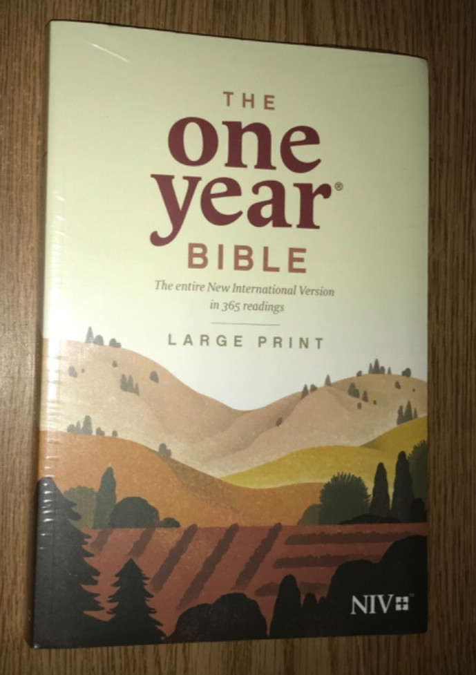 THE ONE YEAR BIBLE INTERNATIONAL VERSION 365 READINGS LARGE PRINT NEW IN PLASTIC