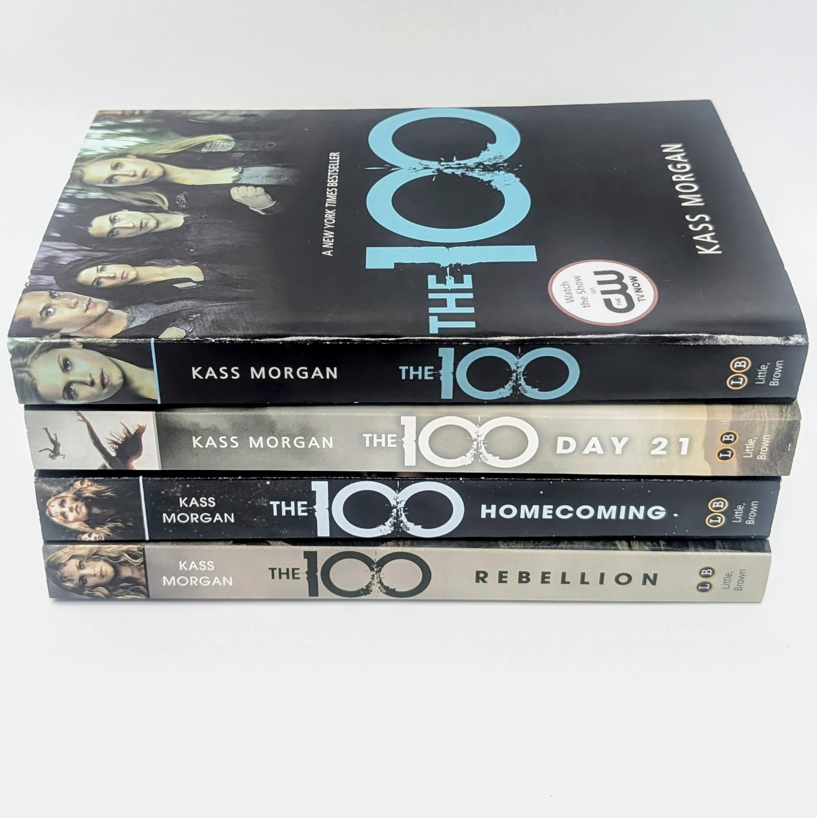 The 100 Series 1 2 3 4 Complete Book Set Kass Morgan Day 21 Homecoming Rebellion