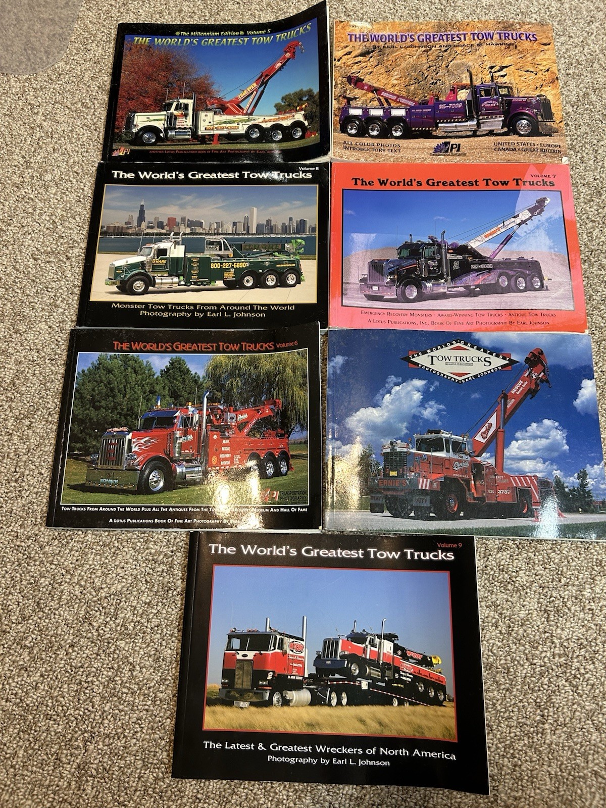The World’s Greatest Tow Trucks Books, 7 in the Lot