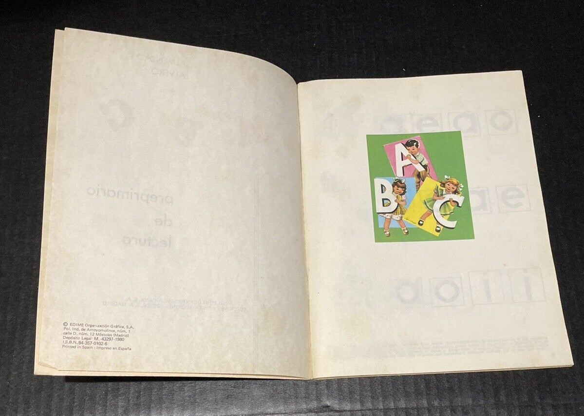 Rare Pre Primario De Lectura By Almendros Alvero 1980 Former Cuban Early Reader