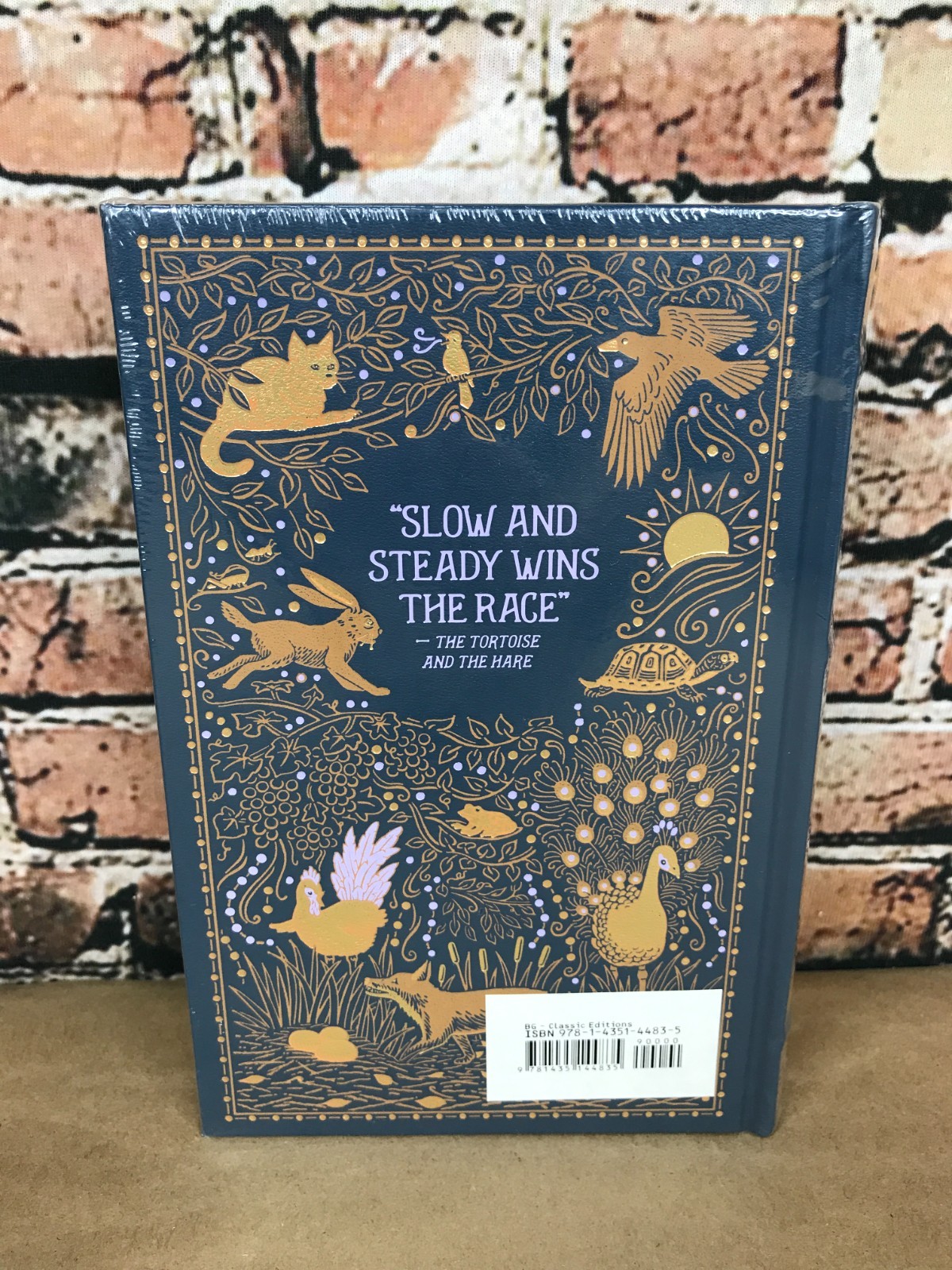 AESOP&rsquo;S ILLUSTRATED FABLES by Aesop Leather Bound Collectible NEW