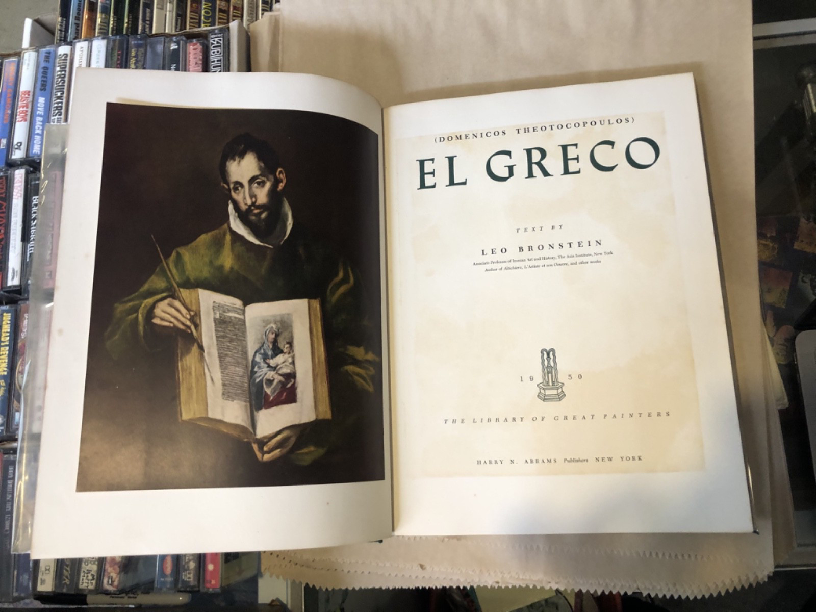 El Greco: Fifty Reproductions in Full Color, 1st Edition, Hardcover Plastic DJ