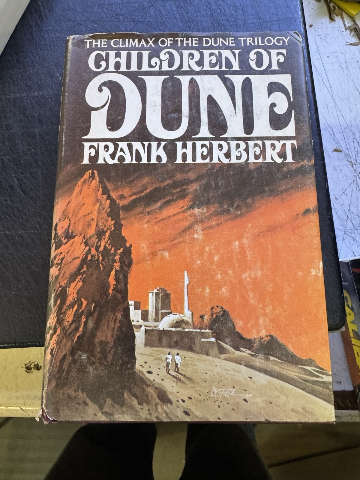 Frank Herbert Dune Trilogy Book Lot Messiah Children Of Dune Hardcover BCE