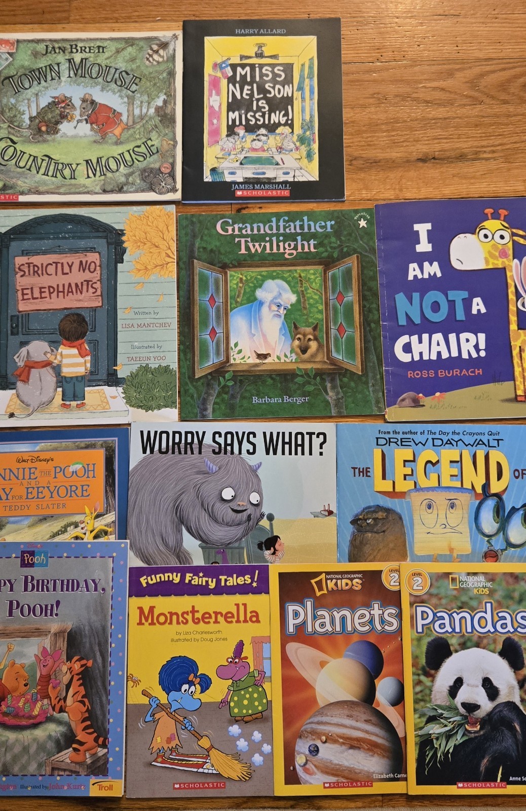 Random Lot of 18 Children&rsquo;s Reading Books Scholastic National Geographic Etc