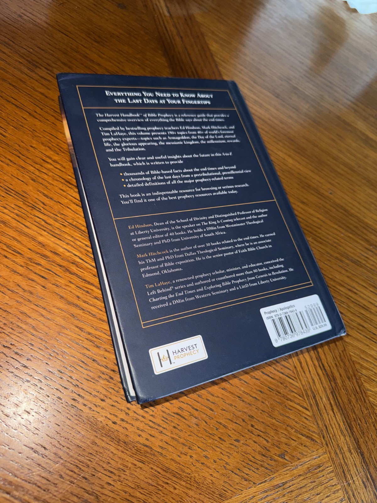 Harvest Handbook of Bible Prophecy : A Comprehensive Survey from the World&rsquo;s…
