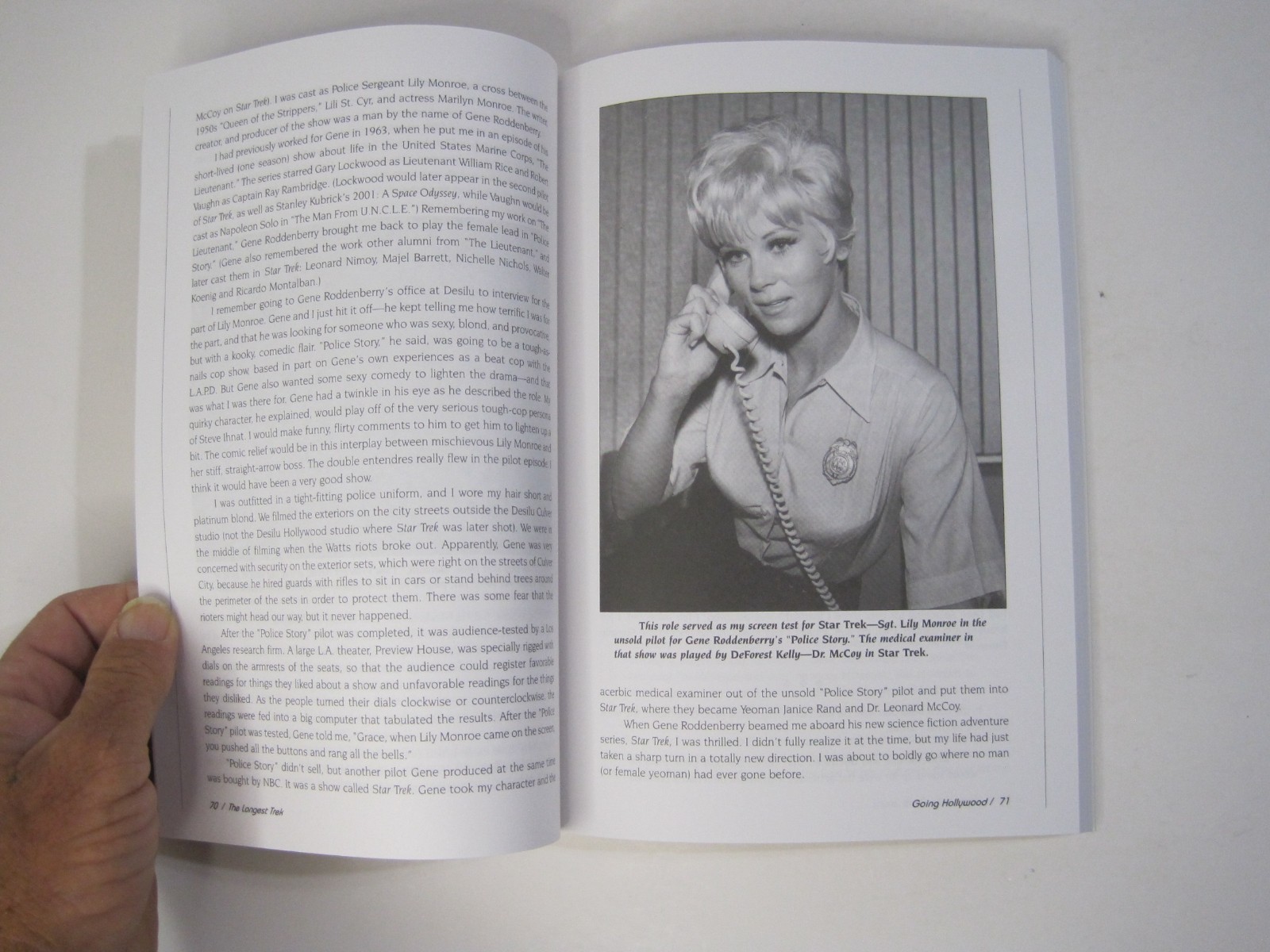 The Longest Trek: My Tour of the Galaxy by Grace Lee Whitney SIGNED PB 1998
