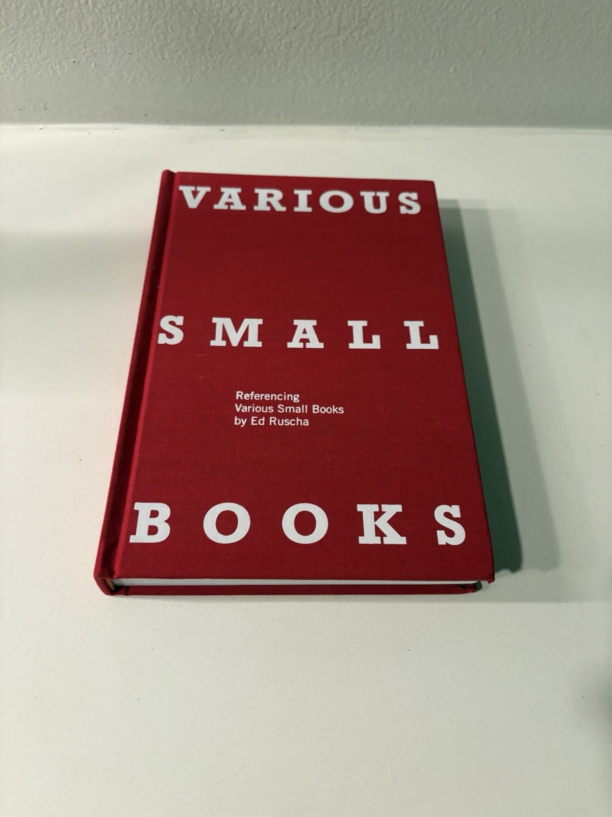 Various Small Books Referencing Various Small Books by Ed Ruscha Brouws Burton