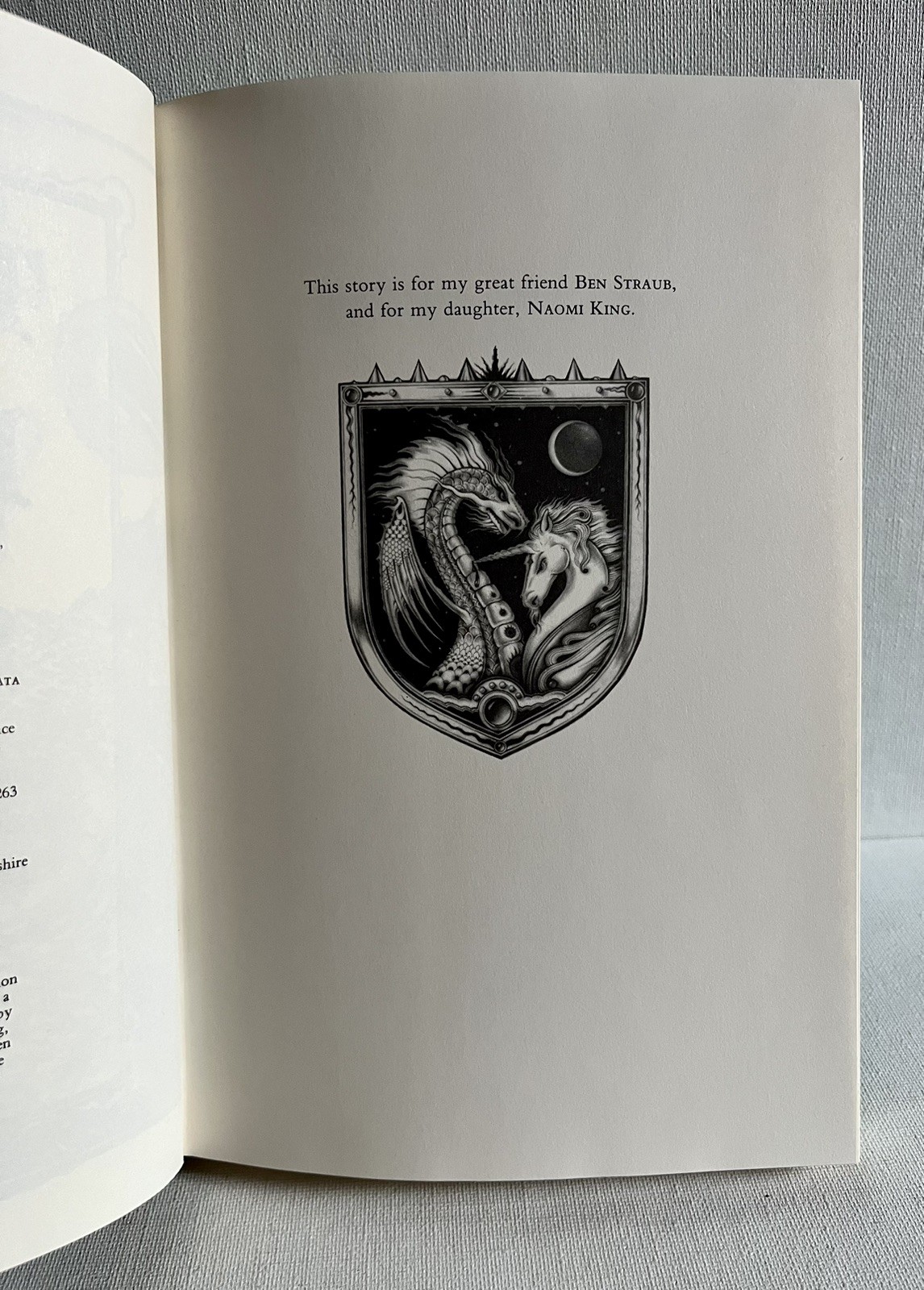 1987 Stephen King The Eyes of the Dragon Book First Edition 1st Printing Father