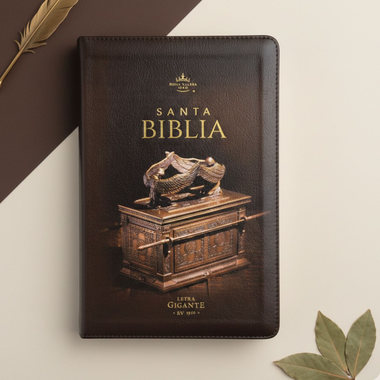 Biblia con Cierre Letra Gigante Manual 14 puntos RV1960 imit piel negro con i…