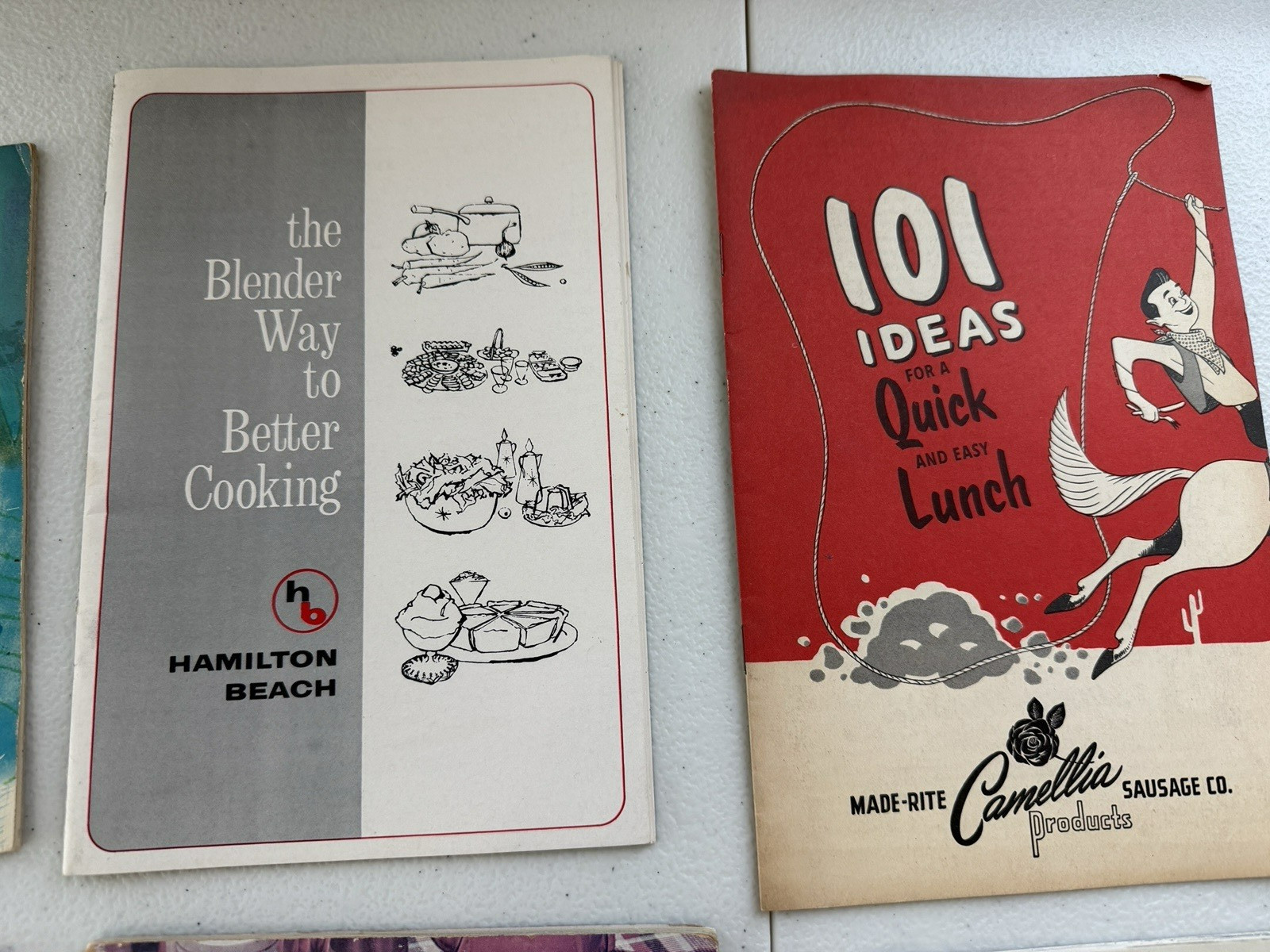 1920-1950&rsquo;s Vintage lot of Recipe Booklets, Pamphlets, Advertising,Cookbooks
