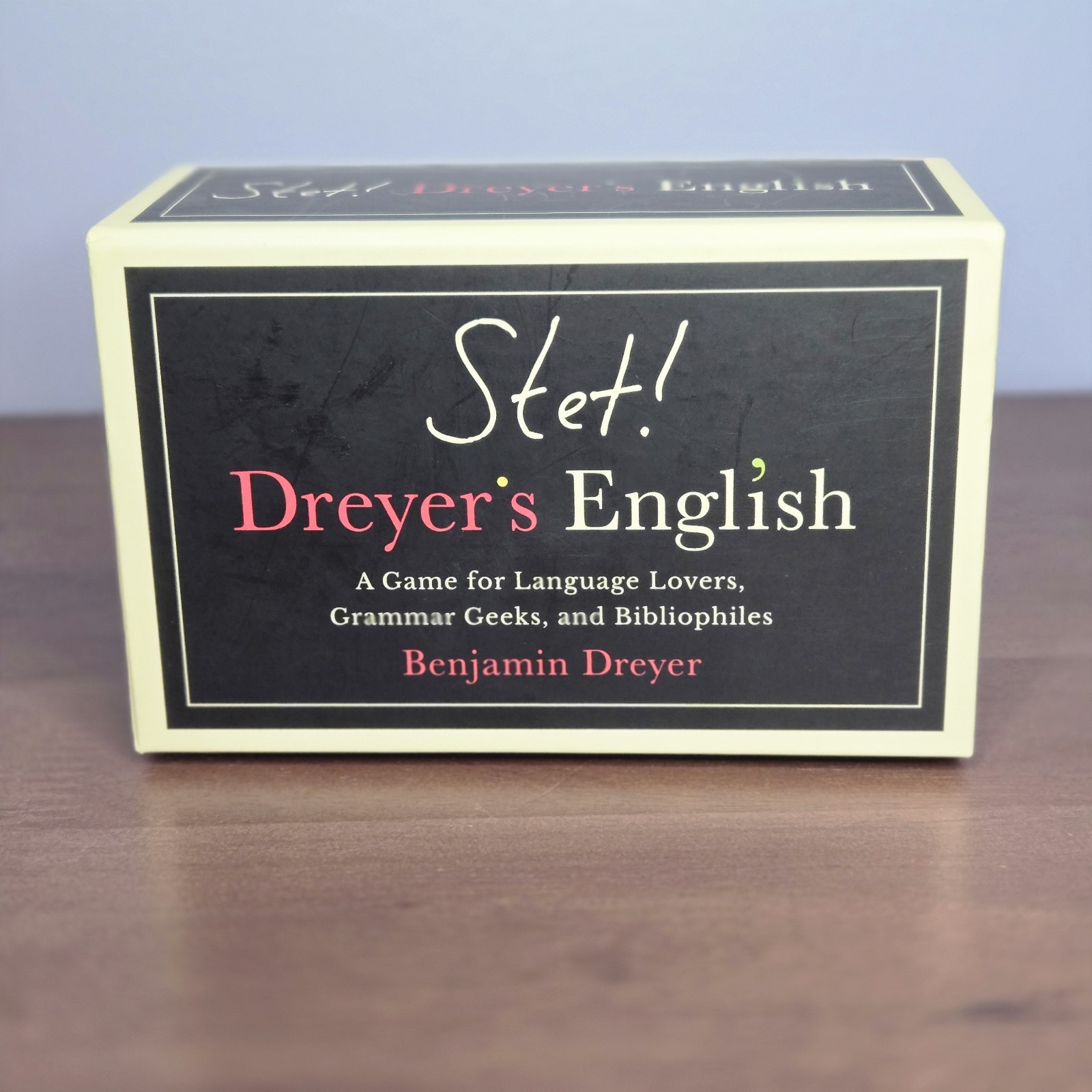 STET! Dreyer&rsquo;s English : A Game for Language Lovers – Grammar Trivia Card Game