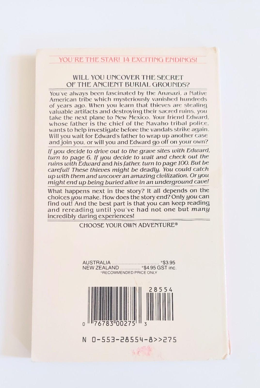 Choose Your Own Adventure Grave Robbers #103 1990 First Edition