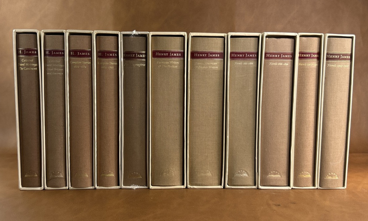 LOA Henry James Complete 11 Volume Hardcover Set Slipcases Library of America