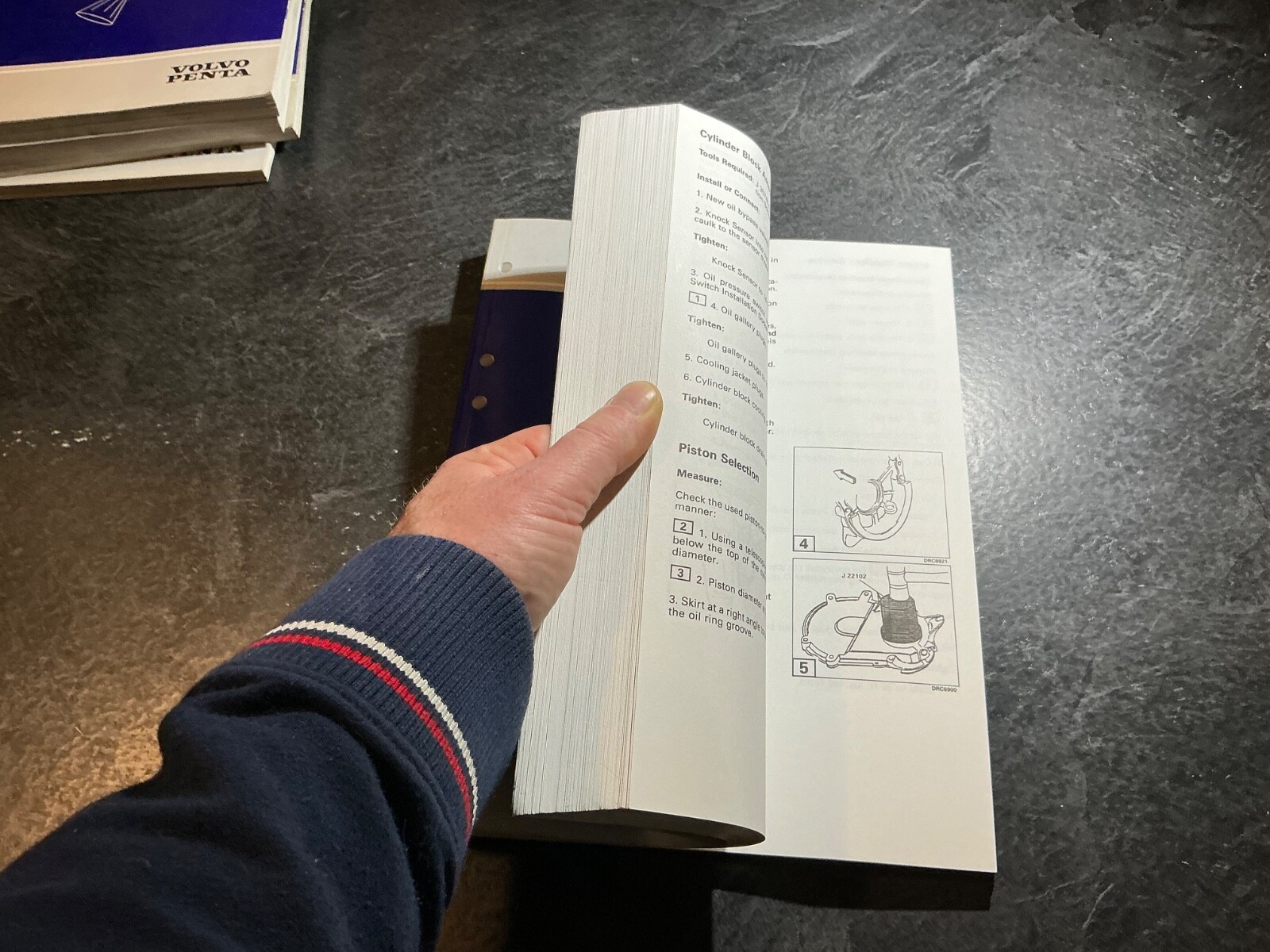 1998 Volvo Penta « BY » Factory Workshop Manual 3.0L, 4.3L, 5.0L, 5.7L, 7.4L, 8.2L