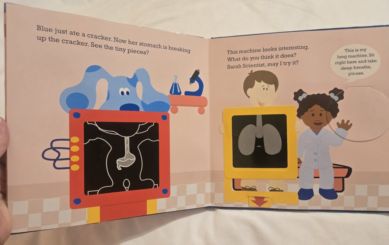 Vintage Blue&rsquo;s Clues Book Bundle – New « Amazing Body » & VGUC « Skidoo to Planets »