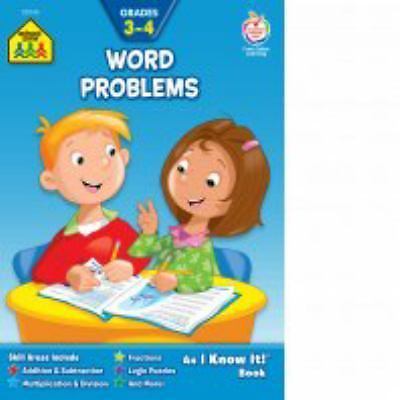 School Zone – Word Problems Workbook – 32- 9780938256465, School Zone, paperback