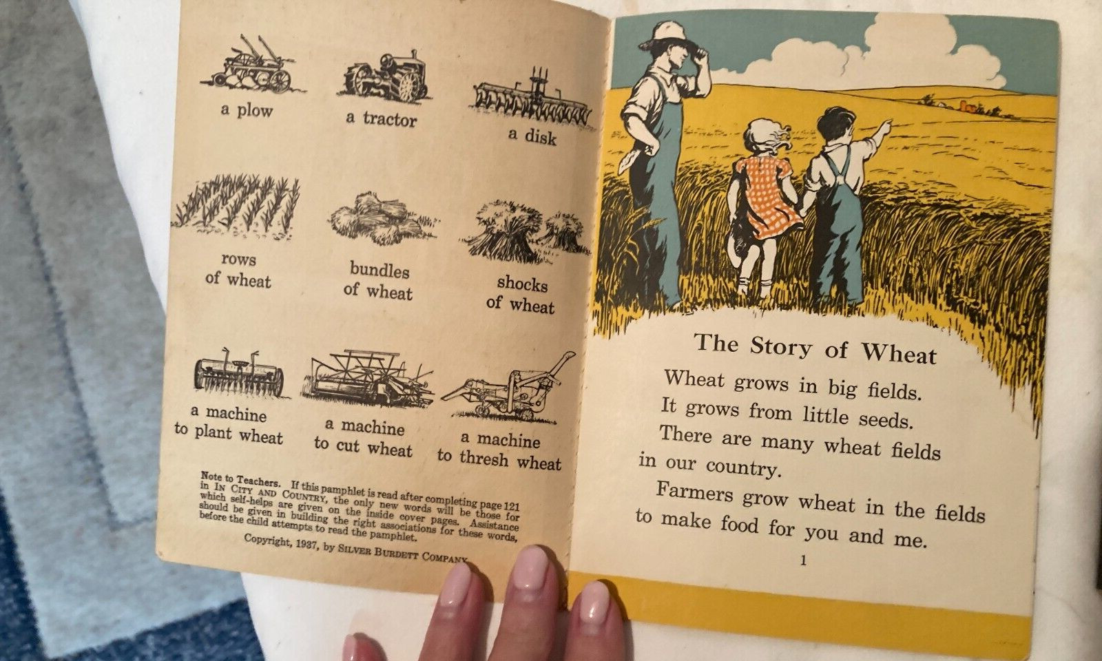 Vintage 1930&rsquo;s Silver Burdett Co. Supplementary Reading Pamphlet Books