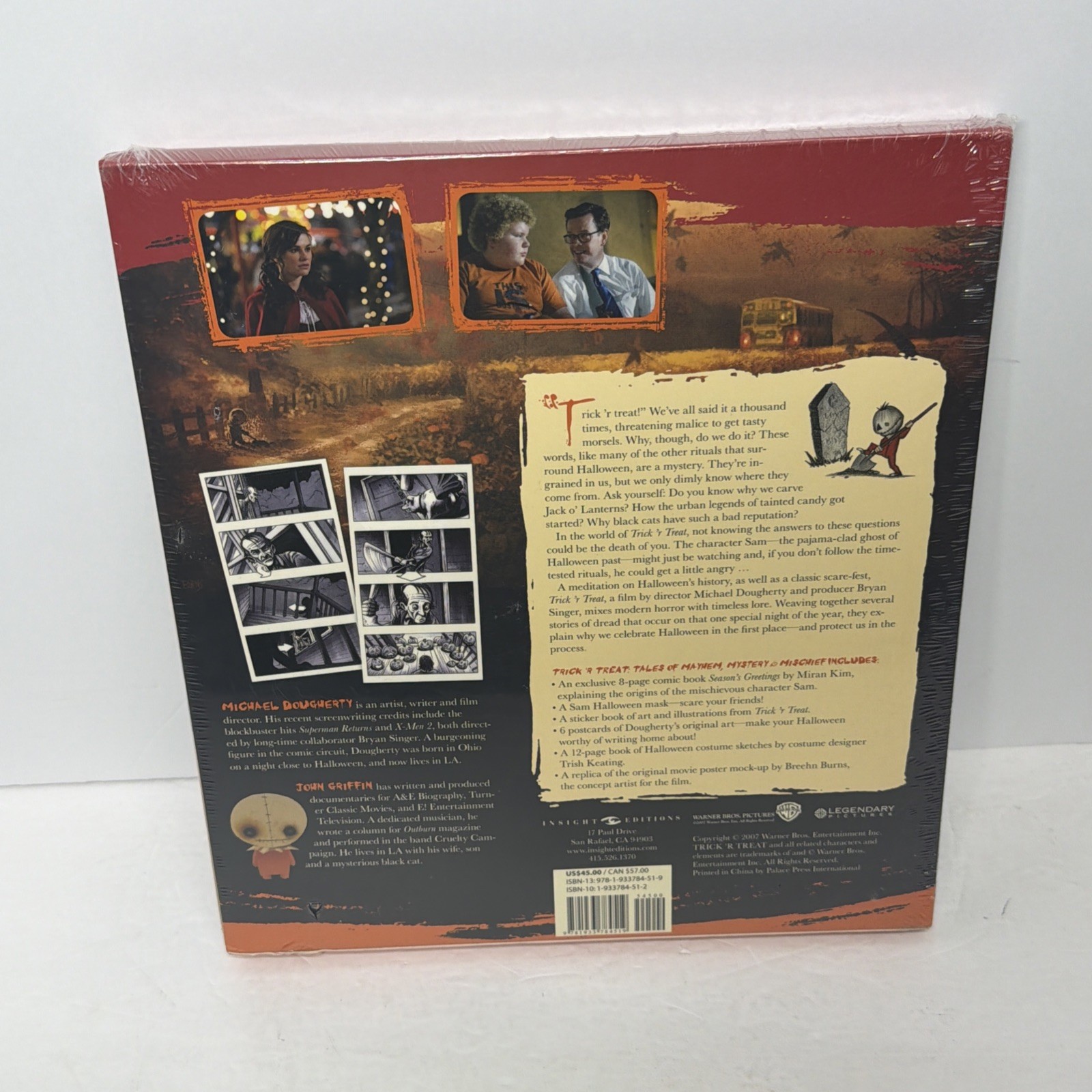 OOP Trick &lsquo;r Treat Tales of Mayhem Mystery Mischief SEALED 1st Ed 2008 Sam Book