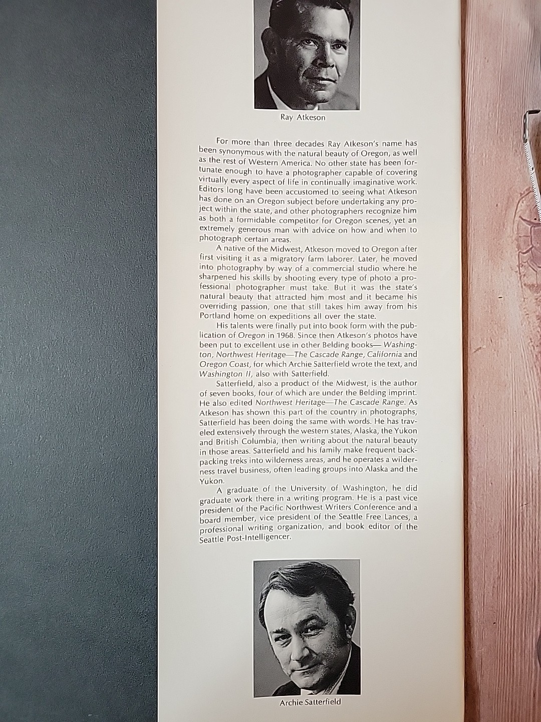 Oregon II Hardcover Large Table Top Book By Ray Atkeson Like New