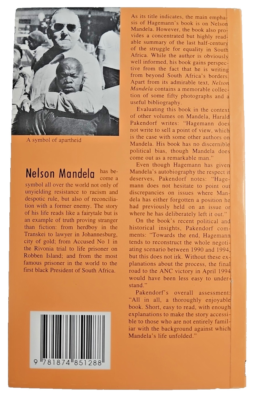 Nelson Mandela by Albrecht Hagemann Trans by Lucy Stratten 168 Pages 4.5&Prime;x7.5&Prime;
