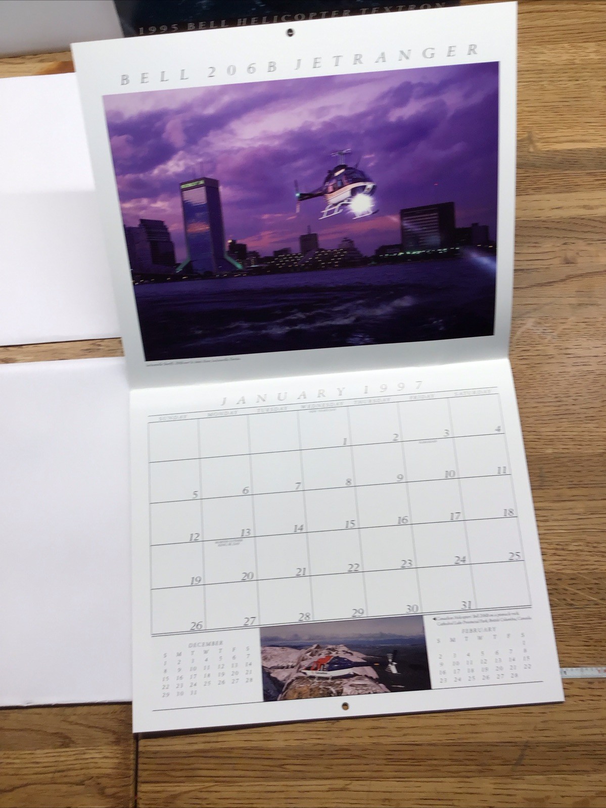 BELL HELICOPTER – Appointment Calendar – 1995 1996 1997 – Lot Of 3 – MM6.115