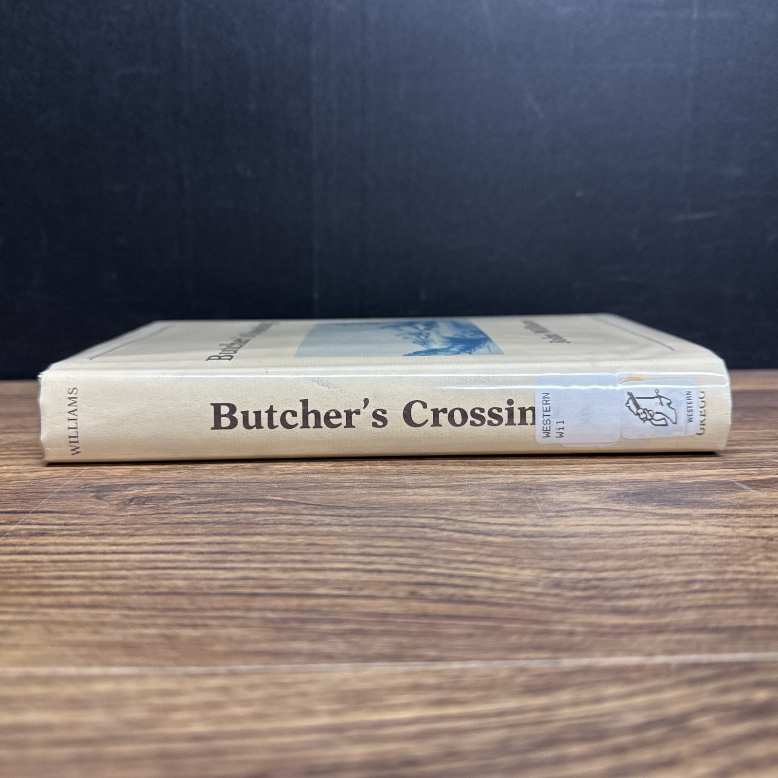 Butcher&rsquo;s Crossing by John Williams ~ Gregg 1978 First Printing EX-LIB WATER DMG