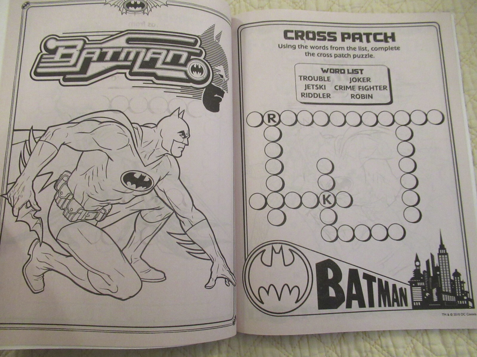 Batman Jumbo Coloring and Activity Books (2-Set) (2012) (Bendon, Inc.)