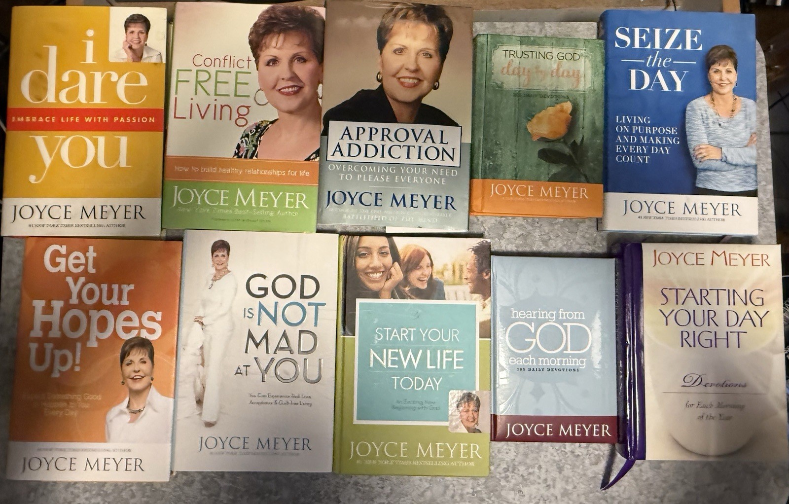 Lot Of 20 Joyce Meyer Hardcover Books
