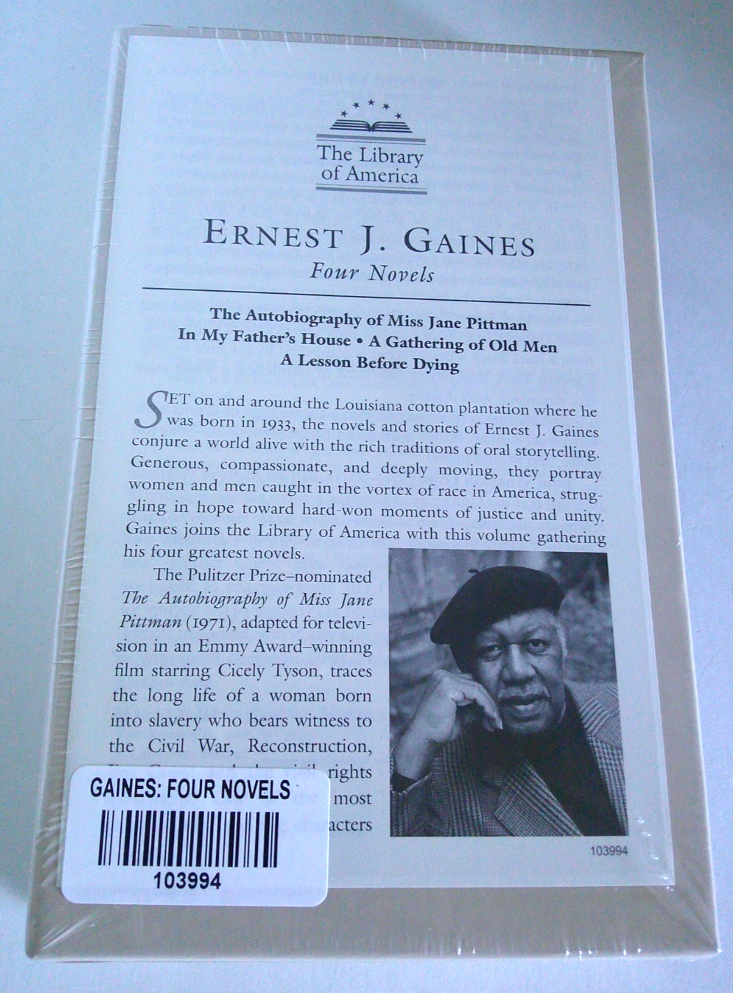 Library of America: Ernest J. Gaines « Four Novels » – Hard Covered – Slipcase